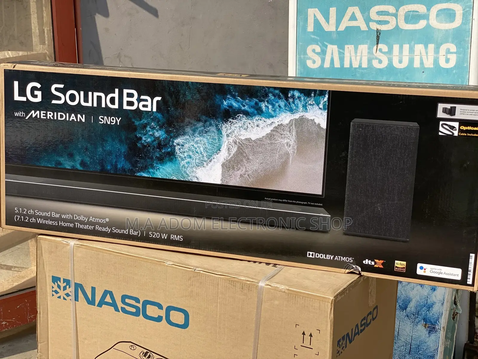 (Dolby Vision Dolby Atmos) the New Lg SN9Y Sound Bar 520w
