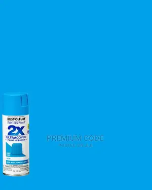 Spray Paint, Satin Oasis Blue, 2X Ultra Cover Rustoleum
