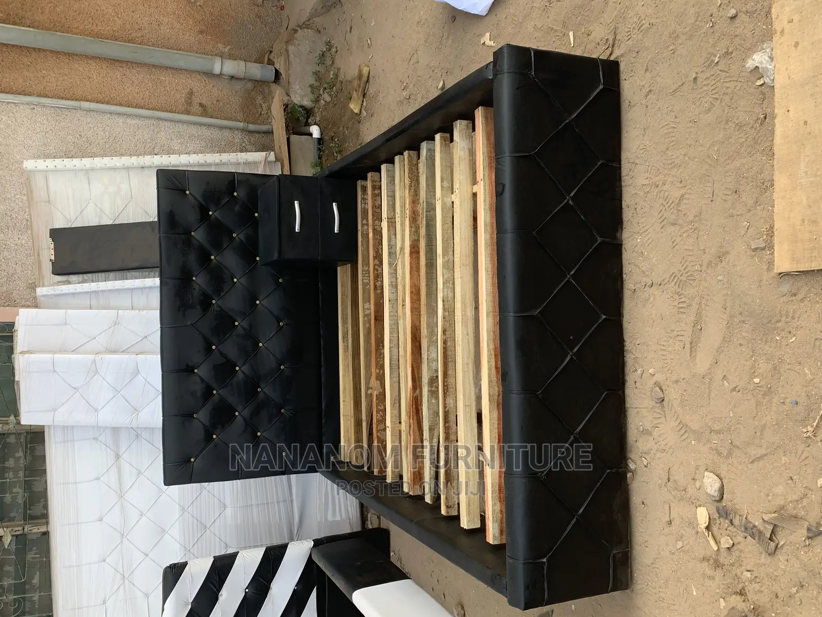 Double Bed Available With Side Drawer