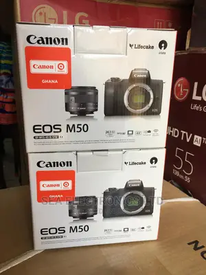 Canon EOS M50 Mirrorless Digital Camera With 15-45mm Lens
