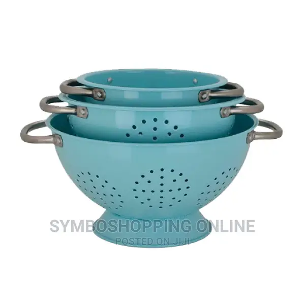 Berkley Jensen 3 Set Pieces Stainless Steel Colander Set