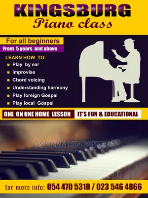 Kingsburg Piano Class