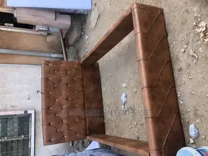 Brown Double Bed Frame