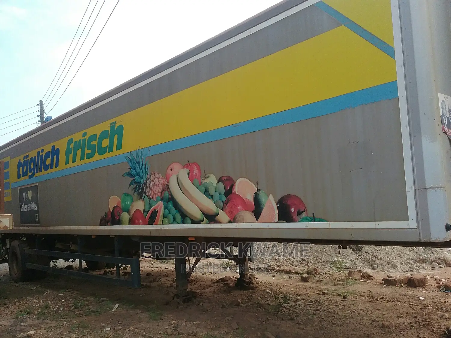 40ft Container Freezer Trailer for Sale at Santasi