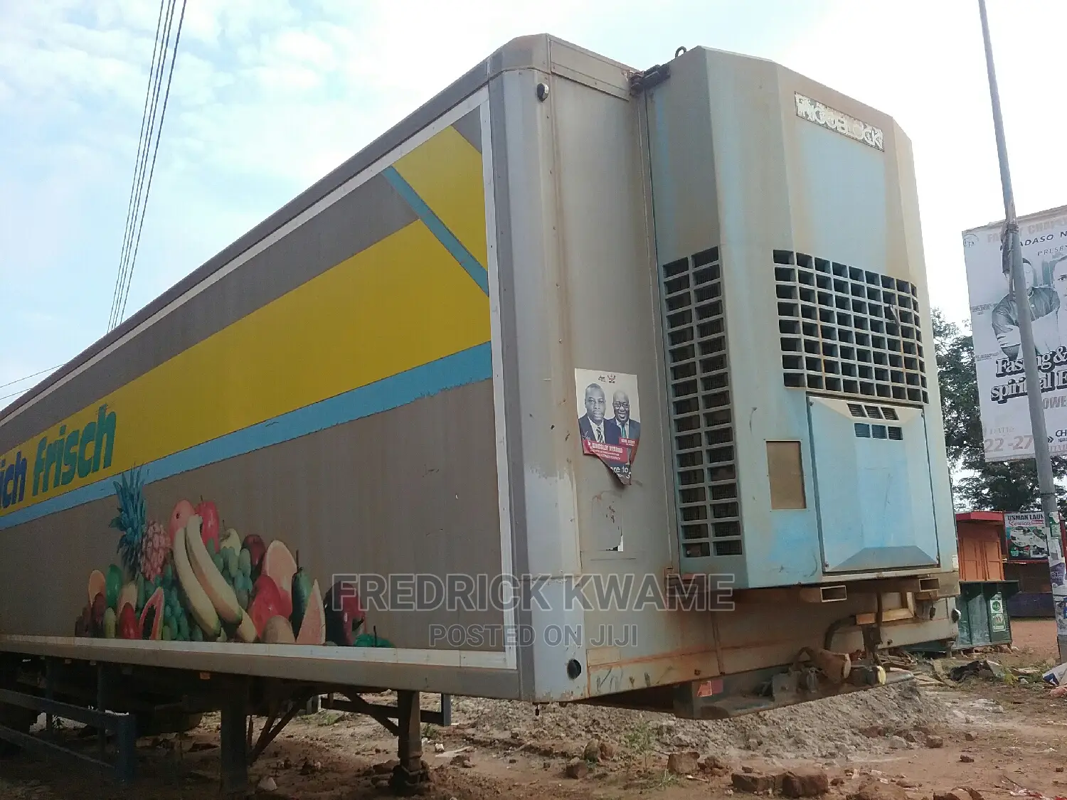 40ft Container Freezer Trailer for Sale at Santasi