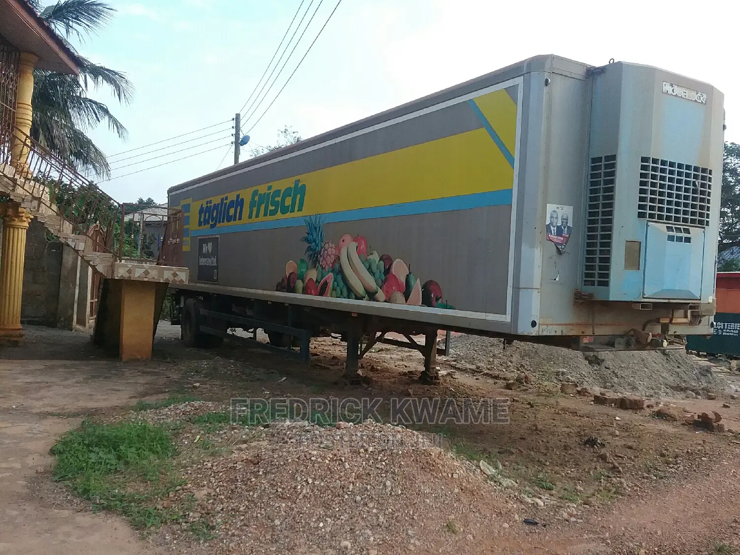 40ft Container Freezer Trailer for Sale at Santasi