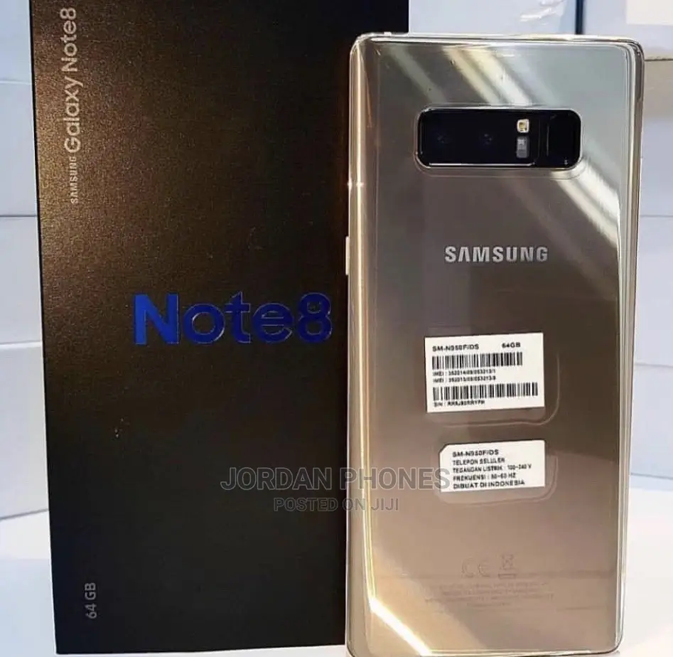 New Samsung Galaxy Note 8 64 GB Black