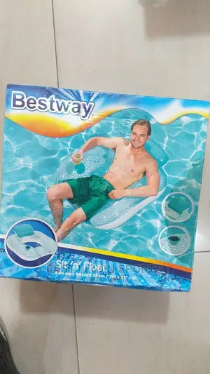 Swimming Pool Floater Sit and Float Cup Holder Too