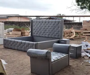 King Size Bed Frame With Seat