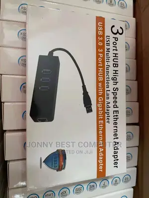 USB 3.0 3 Port HUB and LAN
