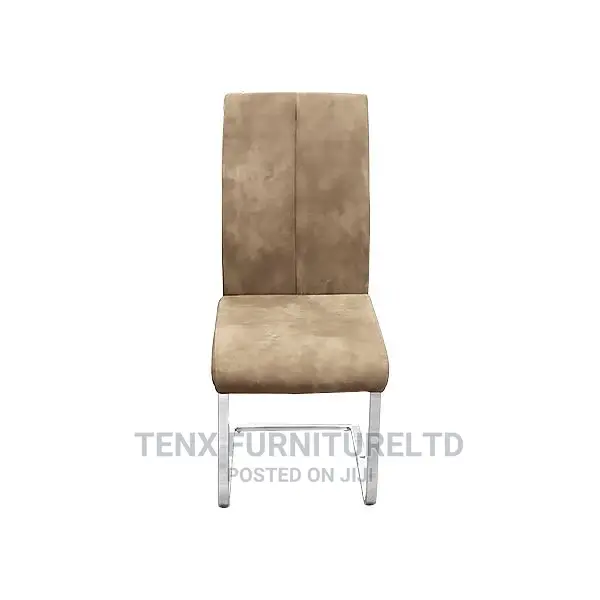 Dining Chair With (Chrome Base )