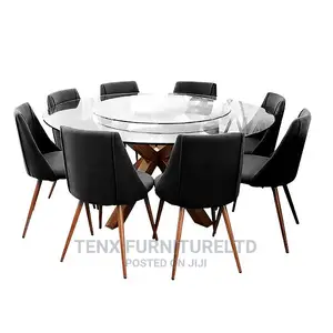 Dining Set 6-Seater (Round Rotateble)