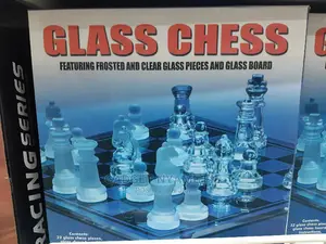 32 Piece Classy Glass Chess Set