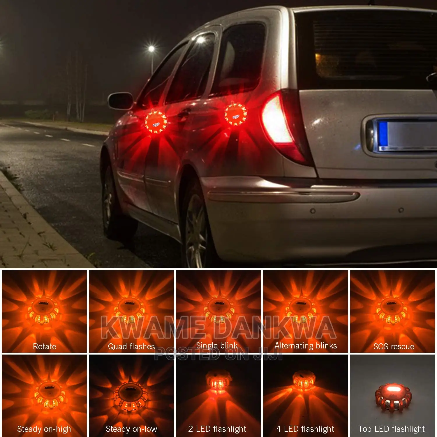Driver/Rider Safety Flashing Warning/Sos Lights