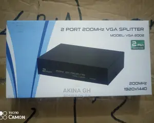 2 Port 200mhz Vga Splitter