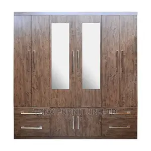 Wardrobe 6doors 4drawers With Mirror(Alabama))