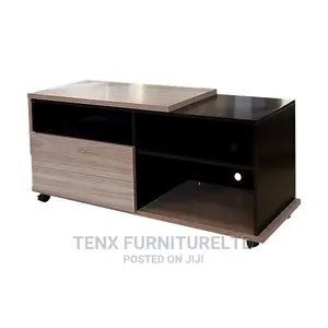 TV Stand With Castors Brown