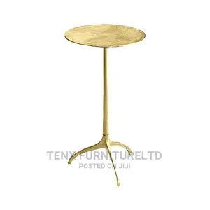 Accent Round Table Pedestal (Antique)