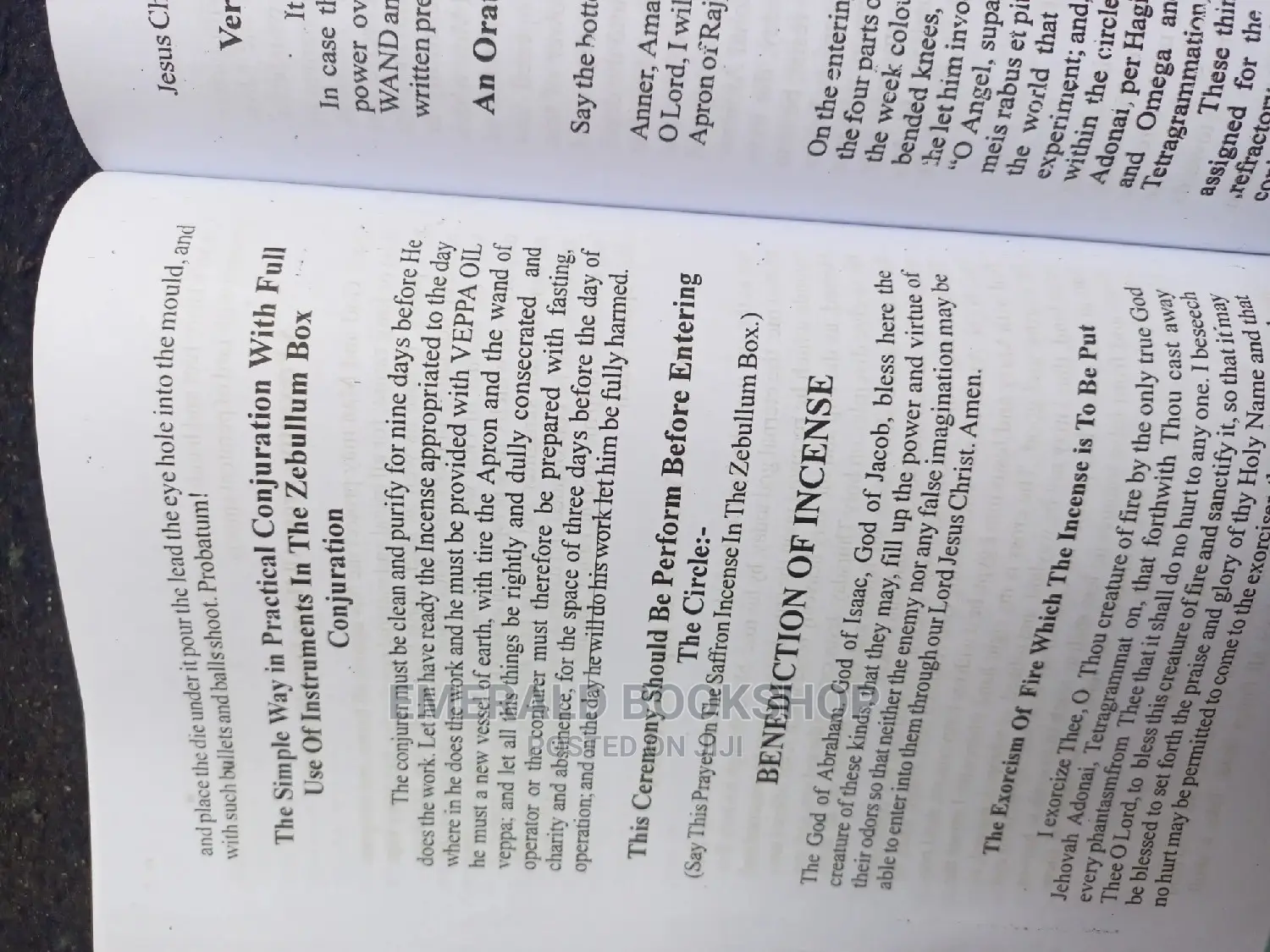 Original Six and Seven Book of Moses and the Master Key