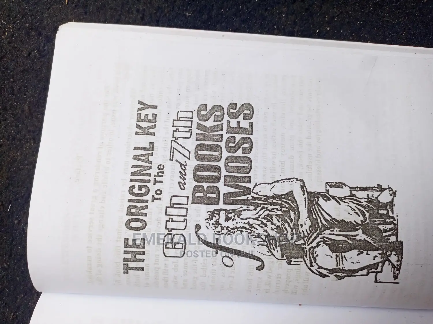 Original Six and Seven Book of Moses and the Master Key