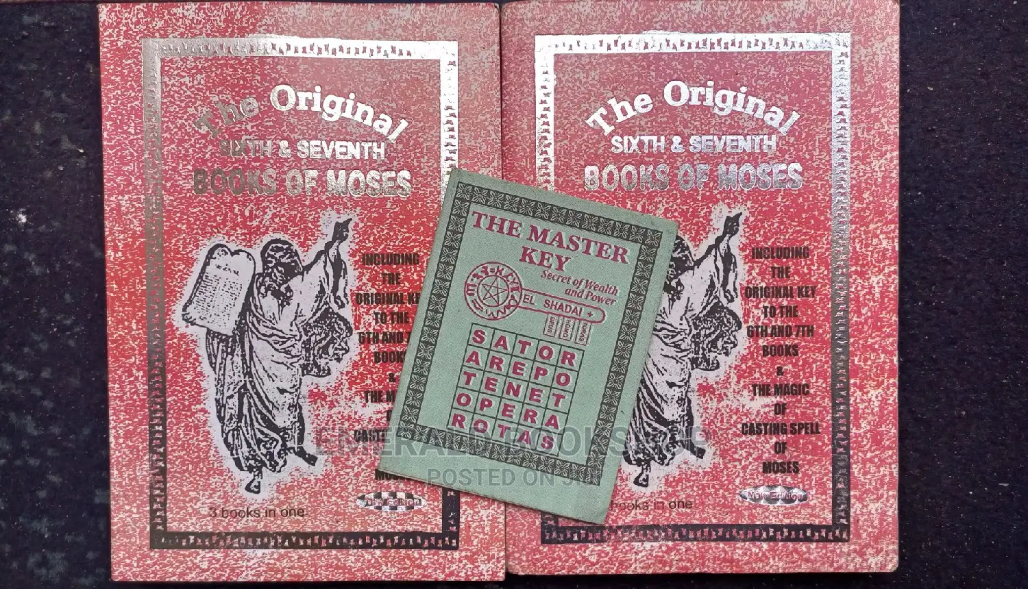 Original Six and Seven Book of Moses and the Master Key