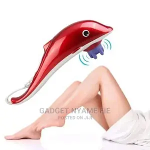 3-In-1 Handheld Deep Tissue Dolphin Massager With Infrared
