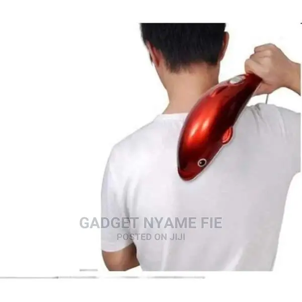 3-In-1 Handheld Deep Tissue Dolphin Massager With Infrared