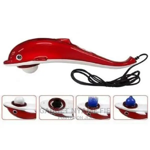 3-In-1 Handheld Deep Tissue Dolphin Massager With Infrared