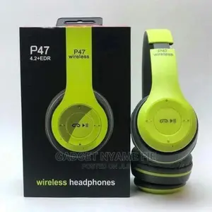 P47 Durable Bluetooth Wireless Headphone With FM Radio