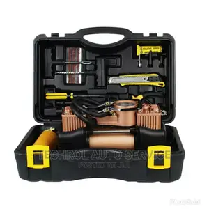Car Tyre Pump With Repair Kit