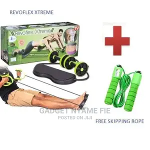 Revoflex Extreme + Free Skipping Rope - Black/Green