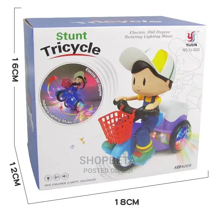 Fun Tricycle With Music, Light a D Doll