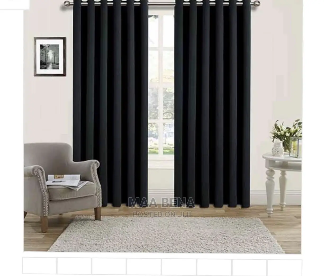 Quality Plain Sunblock Ring Curtain
