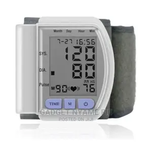 Digital Wrist Bp Blood Pressure Heart Rate Pulse Monitor