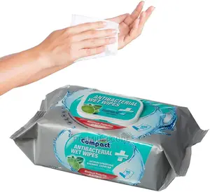 Antibacterial Wet Wipes, Ultra Compact