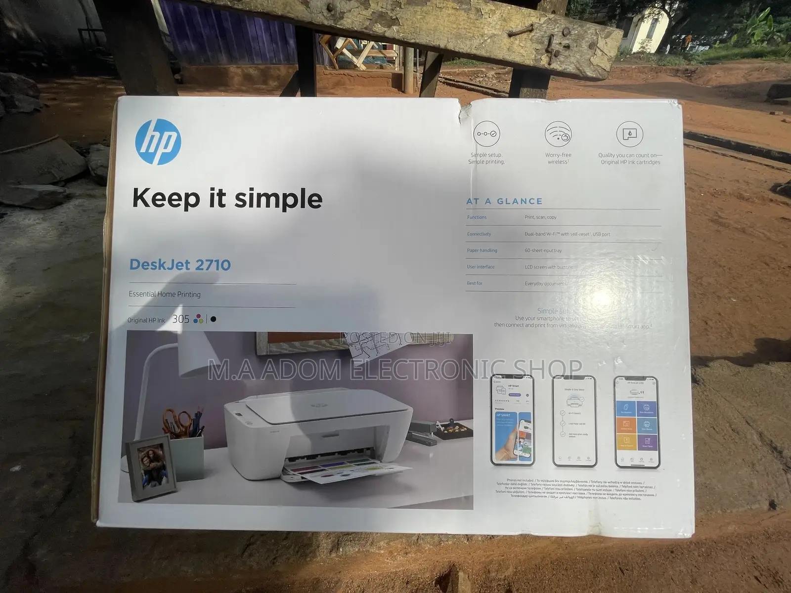Brand New Hp 2710 Deskjet Multi Purpose Printer