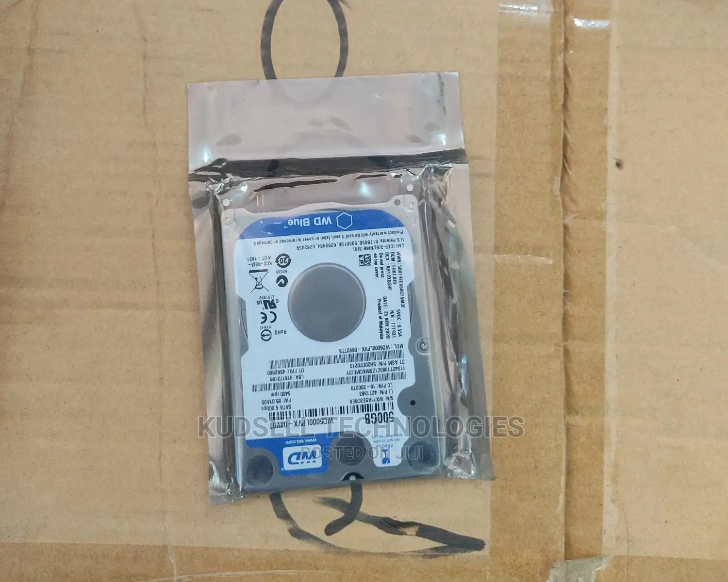 WD 500gb Laptop Hard Drive