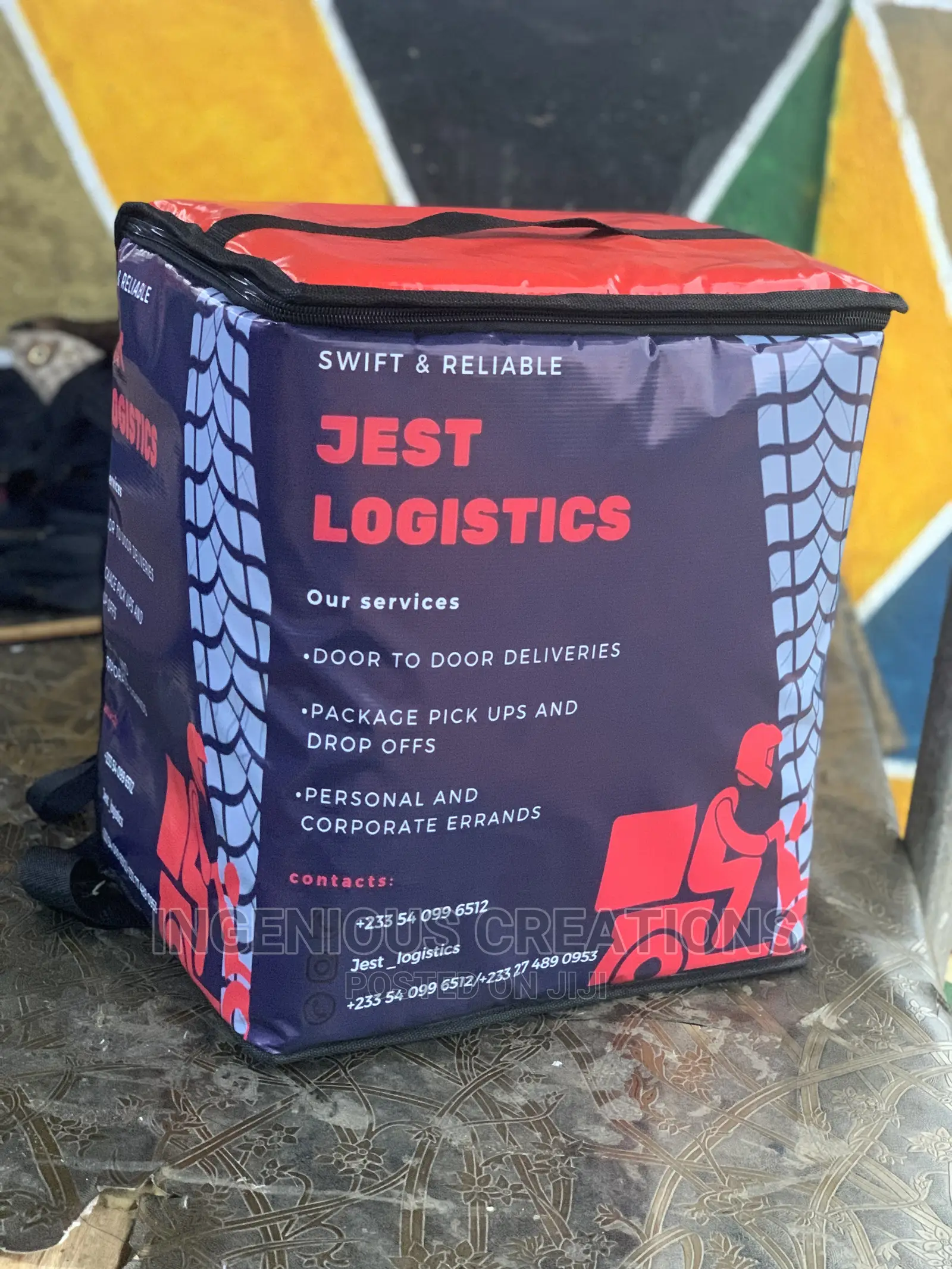 Quality Waterproof Delivery Bags (Customized)