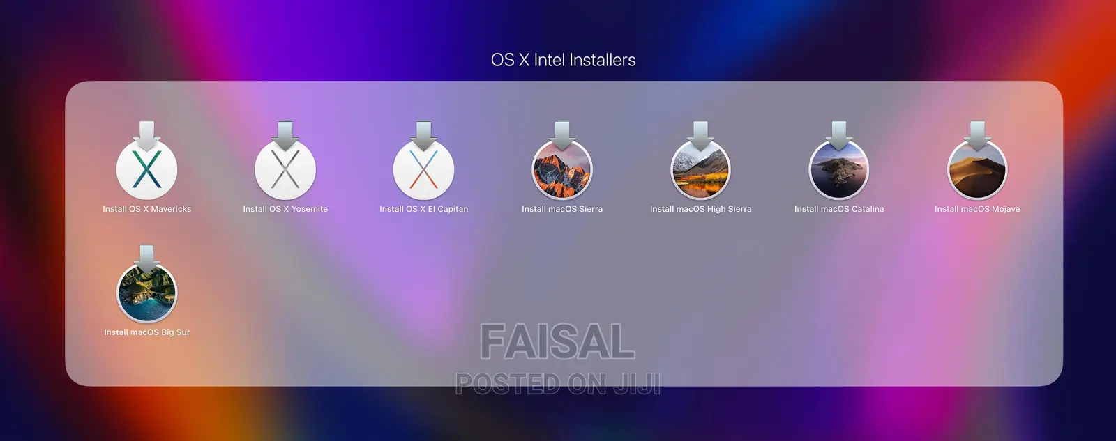Any Type of Macos Installation Available