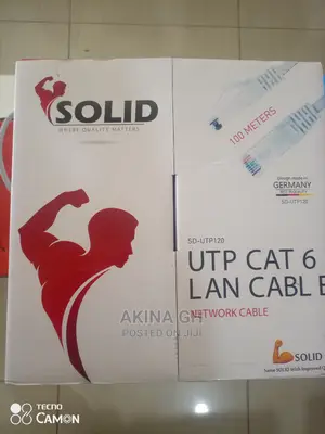 Solid Cat 6 Utp Cable 100 Meters