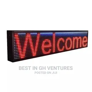 Moving LED Text Message Screenboard