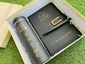 Gift Set Customized Diary, Pen, Vacuum Flasks, Wallets, Etc