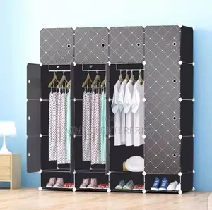 16 Cube Plastic Wardrobe