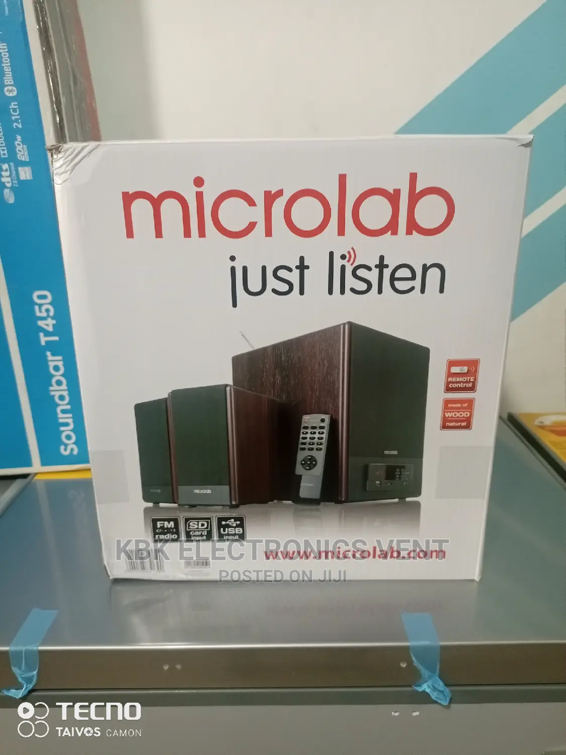 Microlab Fc530u- Fm- Usb- SD Slot Remote