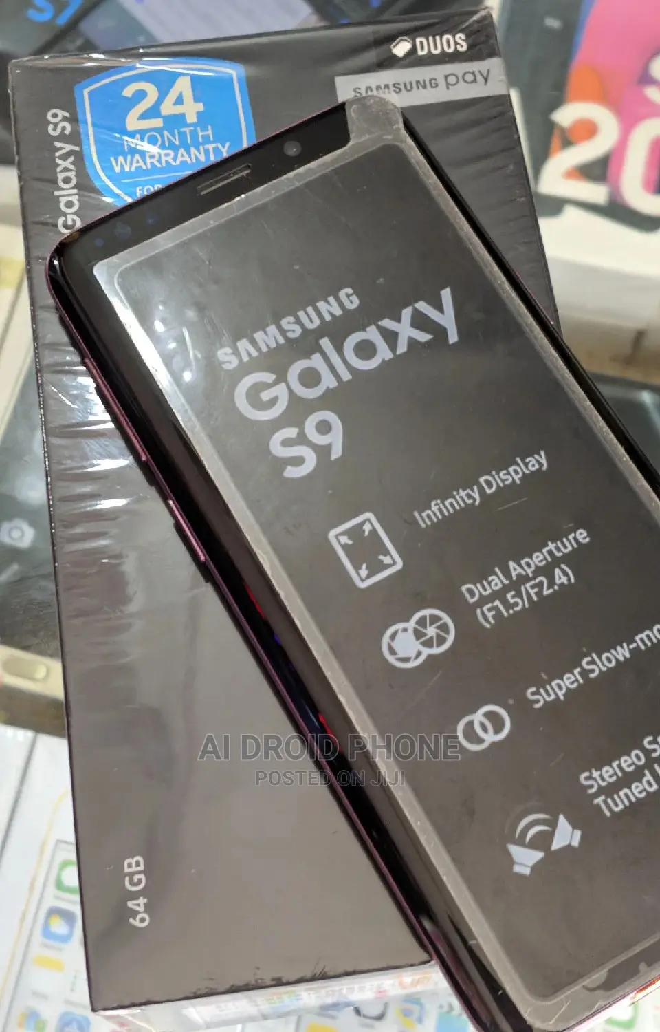 New Samsung Galaxy S9 64 GB Black