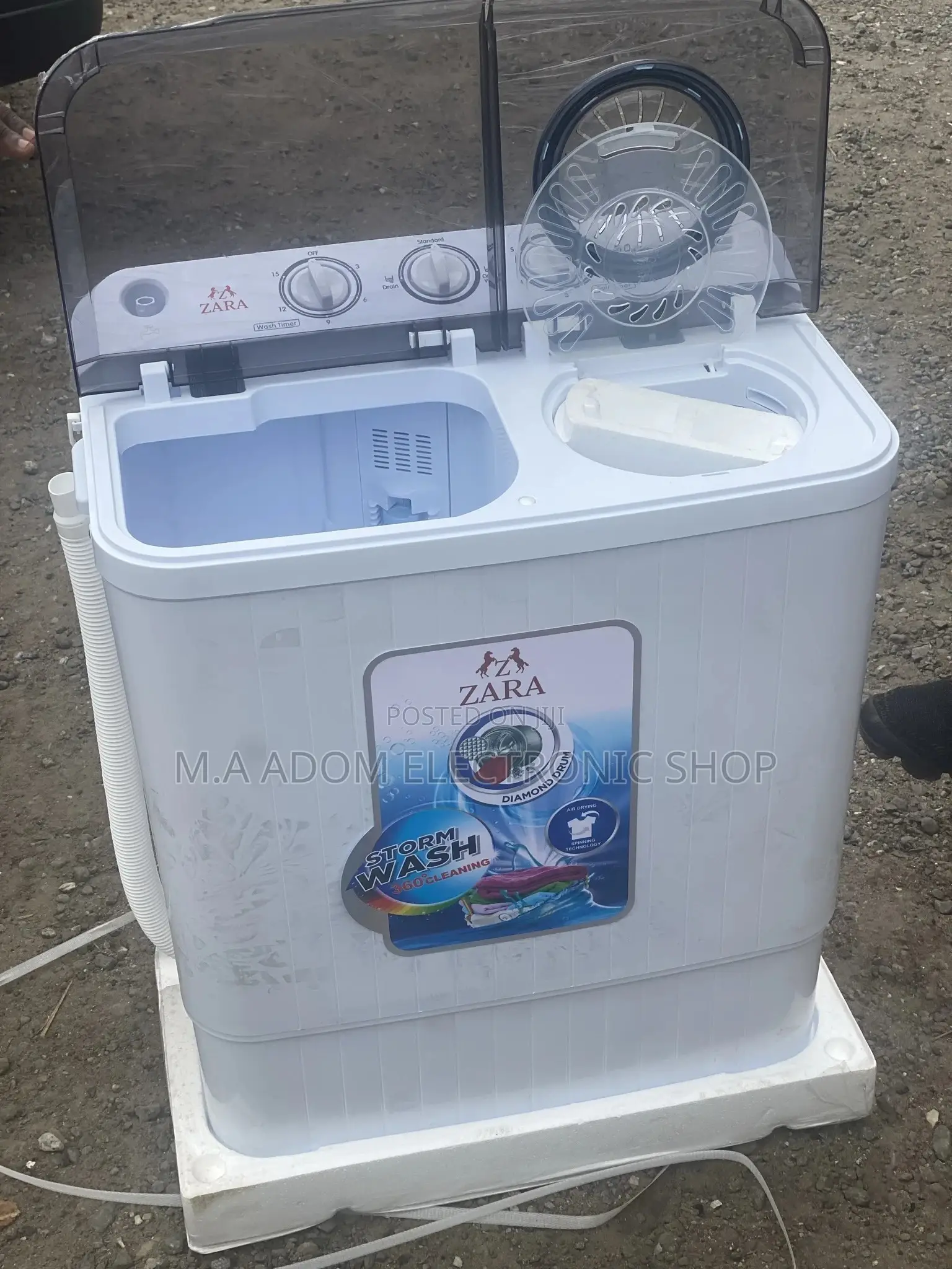 Brand New Zara 5KG Semi Automatic Washing Machine