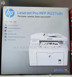 HP Laserjet Pro MFP 227 SDN/ Printer, Scanner, Copy for Sale