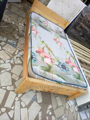 Lovely Wooden One and Half Bed With Mattress