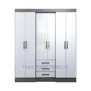 Wardrobe 6doors Off White
