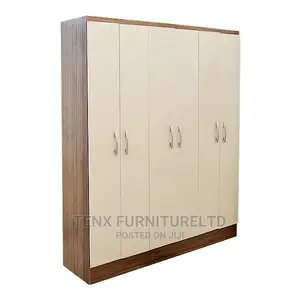 Wardrobe 6doors (Brown and White )
